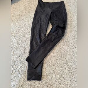 Faux leather leggings